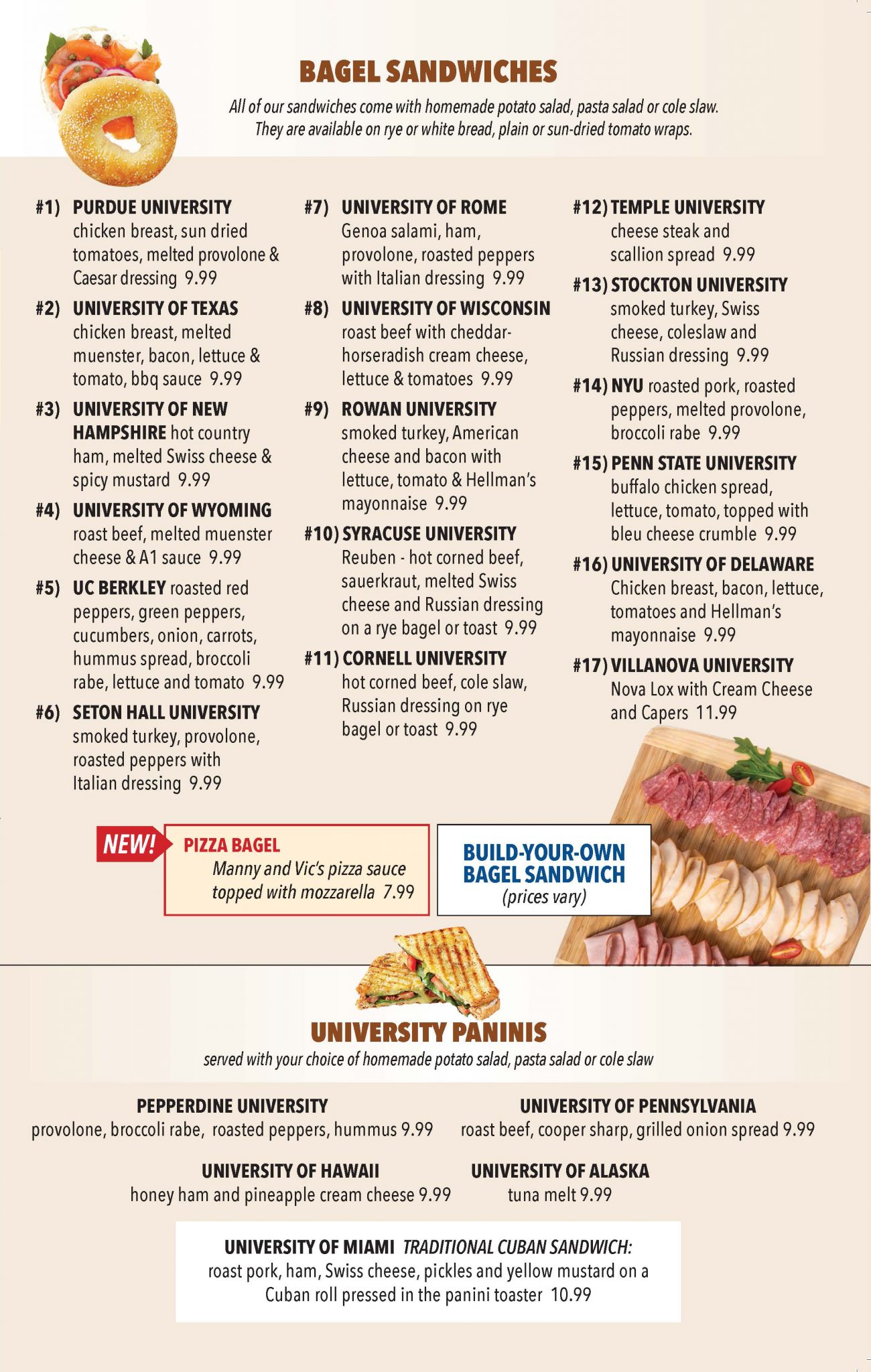 Bagel University Order Online